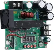 Fdit Digital Display Adjustable Voltage Regulator Converter for Boost Module with Cooling Fan, for Boost Voltage Regulation, DC Regulator Module Digital Display Control Adjustable Converter BST‑900W
