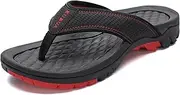 [KUBUA] Men's Beach Flip-Flops Water Sandals Outdoor Athletic Thong Sandal Slippers
