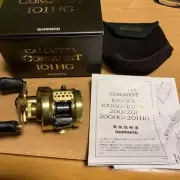 Shimano 21 CALCUTTA CONQUEST 101HG Left 7.4 Casting Reel Brand New
