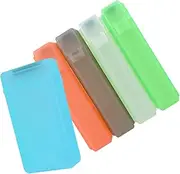 Veemoon Hard Disk Protective Box 5pcs Plastic Hard Drive Cases Shock Resistant Design Office Home Safe