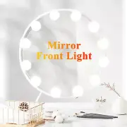 10X Mirror Light Hollywood Style LED Makeup Vanity Mirror Lights Dimmable Lamp