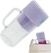 Portable Blender, Electric Juicer Cup Portable Blender, Leak-Proof Food Processing Mixer, Blending Machine with Straw for Travel, Gym, Home, Picnic, Camping