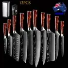 Japanese Kitchen Chef Knife Set Professional Sharp Utility Boning Cleaver Knives