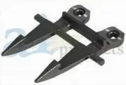 (5) 823025C1 BT260 Fits Hesston,Case IH Mower Conditioner Double Pronged Guard