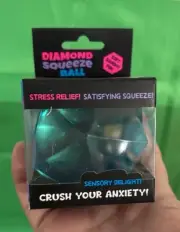 Diamond squeeze ball squishy sensory toy: gift stuffer