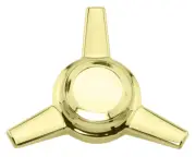 NEW! UNIVERAL 24T GENUINE VINTAGE LOWRIDER KNOCK-OFF 3/8 AXLE 644 IN GOLD.