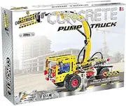 Construct IT Pump Truck – 398-Piece STEM Engineering Metal Construction Kit – Build Your Own Pump Vehicle – Durable Educational Toy for Kids Ages 8–12