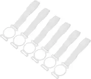 SECFOU 6Pcs Portable Moxa Fixator Wear Resistant Moxa Bands Household Straps for Knee Leg and Arm Support Moxibustion Accessory for Easy Application
