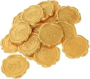 Beatifufu 20pcs Wax Seal Stickers Self Adhesive Decorative Envelope Seals for Weddings Invitations and Cards Retro Design for Adding Elegance to Your Correspondence
