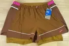 Brooks High Point 3" 2-in-1 Hazelwood/Ochre/Fuchsia Training Shorts - Women's L