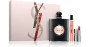 Yves Saint Laurent Black Opium Women's Gift Set Eau de Parfum 90ml + Eau de Parfum 10ml + Loveshine 44 Moisturizing Glossy Lipstick
