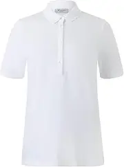 [Maerz] 161400_501 48 Women's Polo Shirt, Pure White, 54, Pure White, 18 AU