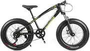 Mountain Bike Unisex Hardtail Mountain Bike 7/21/24/27 Speeds 26 inch Fat Tire Road Bicycle Snow Bike/Beach Bike with Disc Brakes and Suspension Fork,