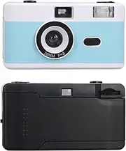 Film Camera 35MM, Reusable Vintage Camera Built in Flash with 28MM F/8 Lens 1/120s Shutter Speed, Retro Photo Camera for Pictures, Y2k Photography Camera for Kids Starter Vlogger