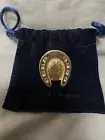 Estee Lauder Solid Perfume Originally “Beautiful” Compact Golden Horseshoe