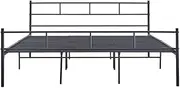 Bed Frame Metal Queen Double King Single Full Size Mattress Base Steel Bedroom Base Platform Double