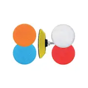 Mothers Wax Attack Precision Polishing Pads Kit - Restore Colour & Gloss Tools