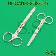 2 O.R GRADE OPERATING DISSECTING SURGICAL SCISSORS SHARP BLUNT 5.5" + 4.5"