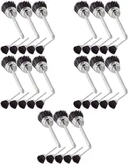 Baluue 5sets Nail Drill Cleaning Brush Manicure Supplies Detail Abrasive Brushes Nail Art Tools Drill Set 8pcs*5