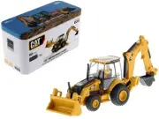 CAT 450E Backhoe Loader 1/87 HO Scale Diecast Model with Operator by Diecast ...