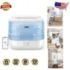 Whisper-Quiet 4L Ultrasonic Humidifier for Bedroom & Baby with Voice Control