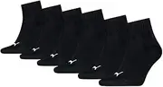 [PUMA] Mens Womens Unisex Quarter Plain ECOM Set of 6 Pieces Black White Grey Blue