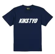 KIKS TYO JAPAN KIDS Logo Tee Navy White Sneakerhead atmos kith
