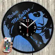 LED Clock Reba McEntire LED Light Vinyl Record Wall Clock LED Wall Clock 4800