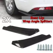 2PCS For GMC Yukon XL Acadia Carbon Fiber Rear Bumper Diffuser Splitter Canards (for: Peugeot)