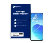 Oppo Reno6 5G Compatible Premium Hydrogel Screen Protector With Full Coverage Ultra HD - Double Pack, Basic Chinese Membrane