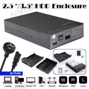 2.5/3.5 inch SATA External USB 3.0 Hard Drive Case Enclosure HDD Disk Notebooks