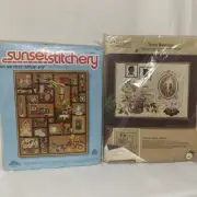 VTG ￼￼ Sunset stitchery Bits and Pieces Memory Box, Paragon Family Mementos 0638