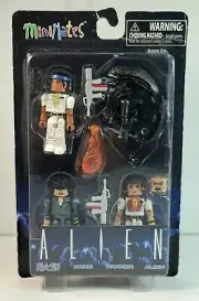 ALIEN ANNIVERSARY MINI MATES 4 Figure Set: Ripley Kane Parker Xenomorph Unopened