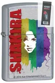 Zippo 28028 shakira pop art chrome Lighter + FLINT PACK