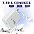 20W USB Type-C Wall Adapter Fast Charger PD Power For iPhone 12 11 Pro Max iPad