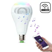 ARILUX?&reg; E27 12W RGB+W+WW Smart WiFi APP Control LED Light Bulb Speaker Work With Alexa AC110-240V