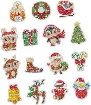 JOINPAYA 15pcs Kit for DIY Decorative Diamond Art Vibrant Stickers Relaxing Craft Activity Creative