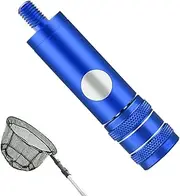 Net Head Adapter for Fishing - Fishing Landing Net Handle Connector | Fishing Landing Dip Net Connector | Stable Landing Adapter | Portable Tight Connection Rod Head Converter for Family Friends