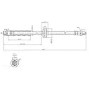 Protex Brake Hose - H3482