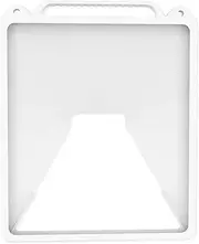 for Starlink Mini Case, Mini Protective Cover, Liquid Silicone Portable Full Cover Shell with Handle and Hooks for Starlink Satellite Dish (White)