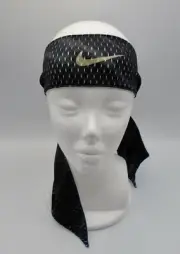 Nike Dri-Fit Head Tie Reversible Black/Light Bone/White Men's