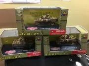 Three 1/144 Scale Panther Ausf. G By New Millenium Toys.