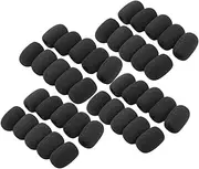 LRXIYODE 50Pcs Microphone Protective Sponge Mic Protector for Amplifiers Wind Noise Reduction for Public Speaking Performances
