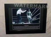 Mike Tyson ‘Iron Mike’ 1990 Boxing Signed Mounted and Framed Black Frame