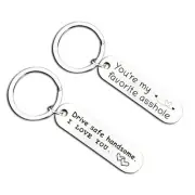 Drive Safe Keychain I Love You Handsome Key chain Funny Father's Day Gifts for