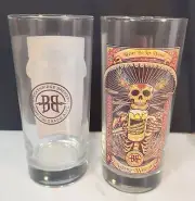 Skull Glass AGAVE Beer DAY of the DEAD Dia DeLos Muertos Breckenridge Brewery CO