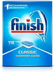 110pc Finish Classic Everyday Cleaning Dishwasher Pod Tablet Regular Pre-Soaking