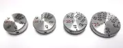 Leica replacement shutter dials as shown. YOU ARE BIDDING ON ONE. NEW OLD STOCK