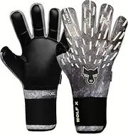 FEARLESS GOALKEEPERS Wolf X Space Gloves - Breathable Goalkeeper Gloves, Non-Slip Grip, Negative Cut and Second Skin Feel - for Adults and Children