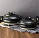 日本製 萬古燒 BANKOYAKI 土鍋 黑色釉 深陶 9 號 (3.4L)